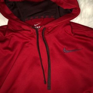 Red Mens Nike Hoodie